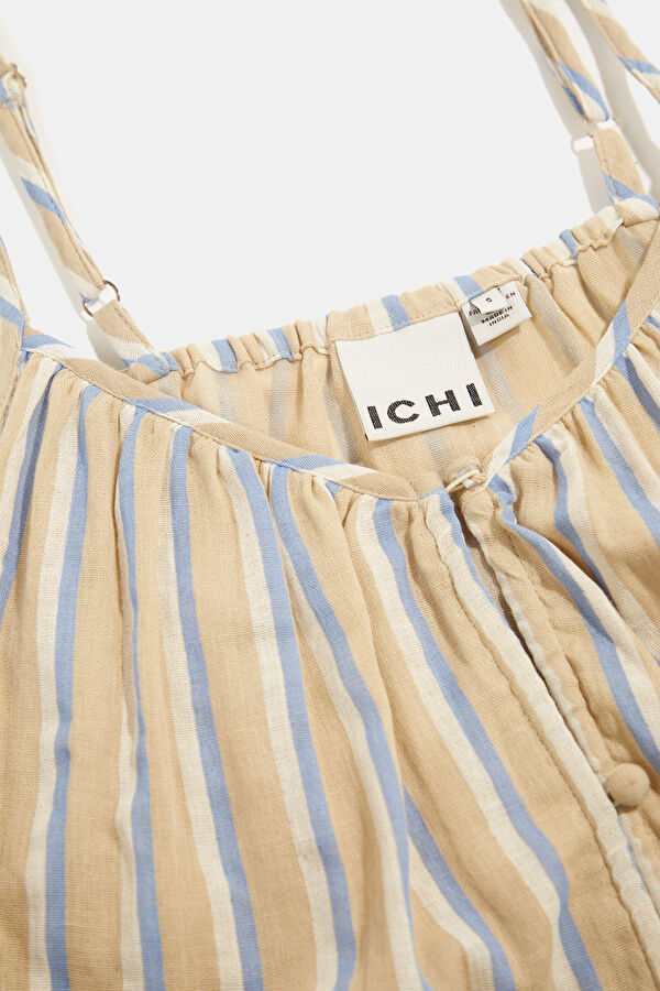 Mink Striped Strappy Women's Blouse 3