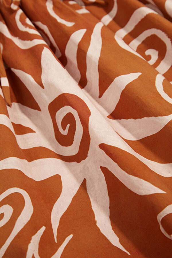 Tile Patterned Mini Women's Dress 4