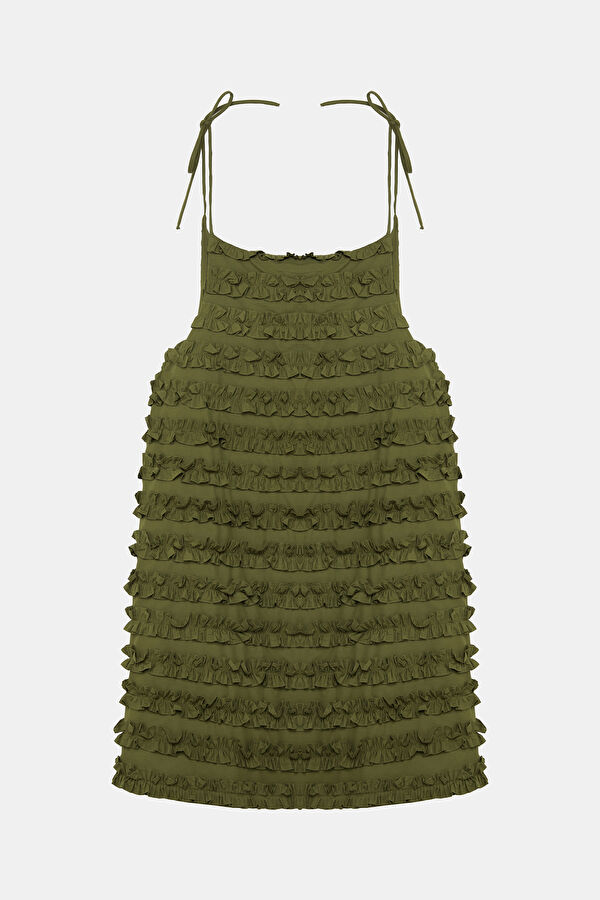 Khaki Mini Women's Dress