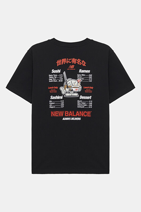 Relax Fit Black Crew Neck Printed Men's T-Shirt 2