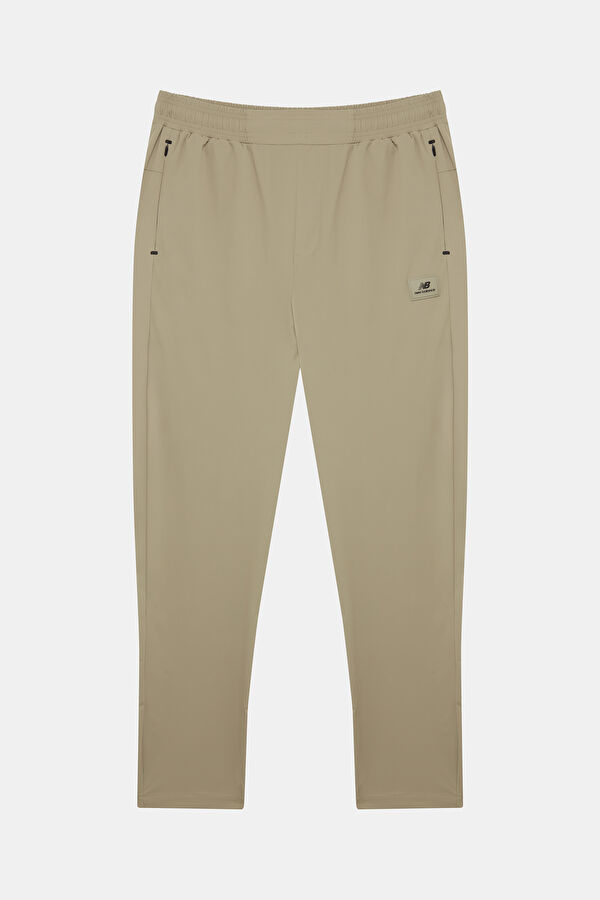 Relax Fit Beige Straight Leg Men's Pants