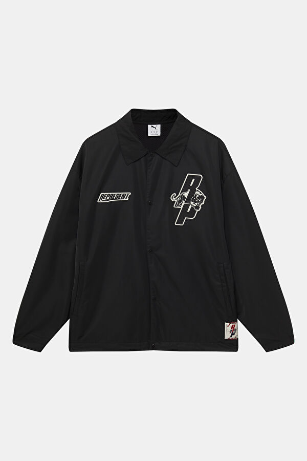 Represent Coaches Black Zip-Up Men's Jacket