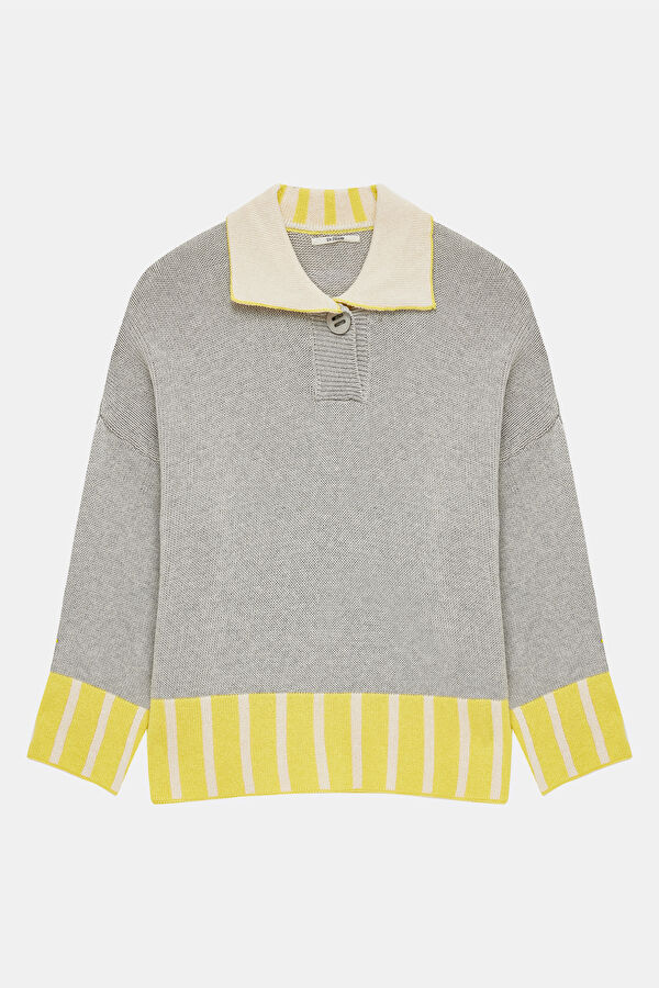 Grey Melange Women's Sweater