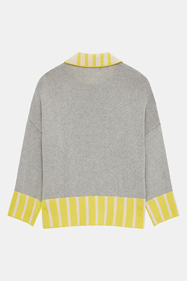 Grey Melange Women's Sweater 2