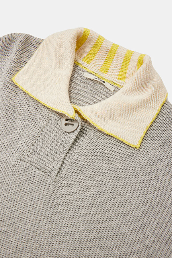 Grey Melange Women's Sweater 3
