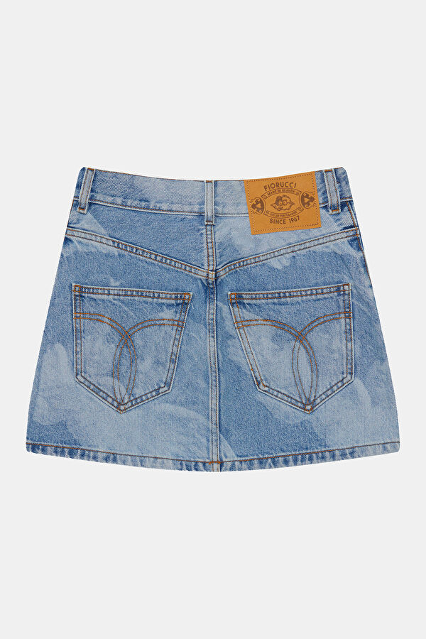 Light Blue Women's Skirt 2