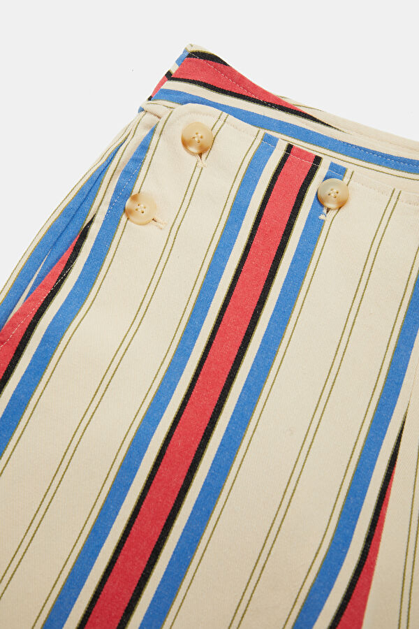 Kırmızı Wide Leg Kadın Pantolon 3