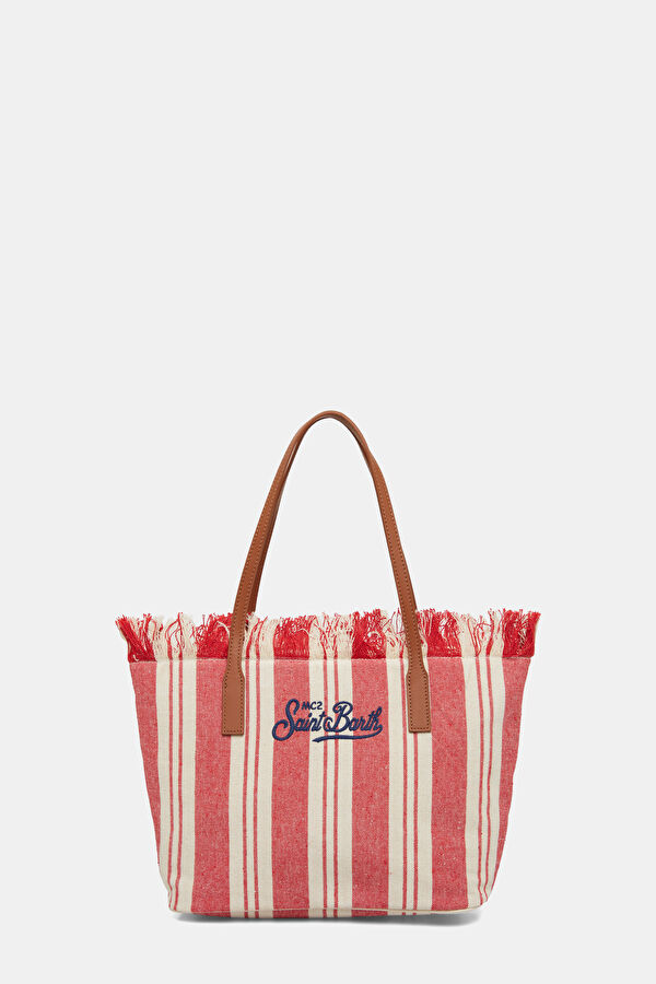 Red Striped Bag