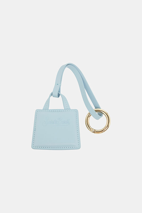 Blue Leather Charm