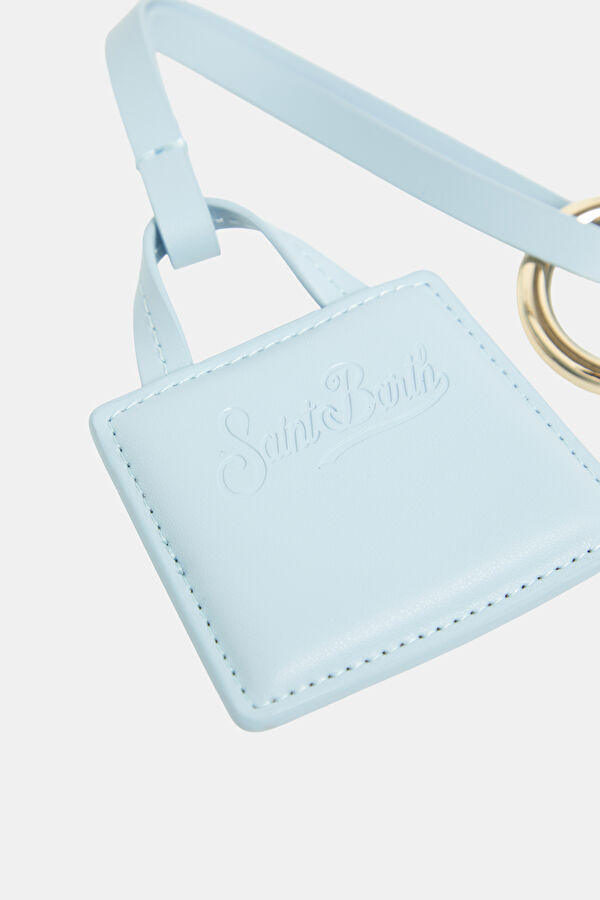Blue Leather Charm 2