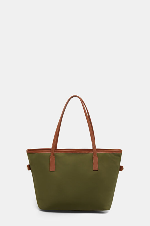 City Bag Mid Nylon Haki Çanta 3