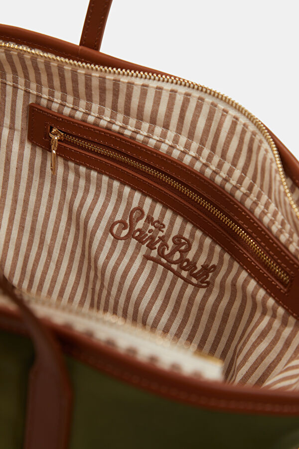 City Bag Mid Nylon Haki Çanta 5