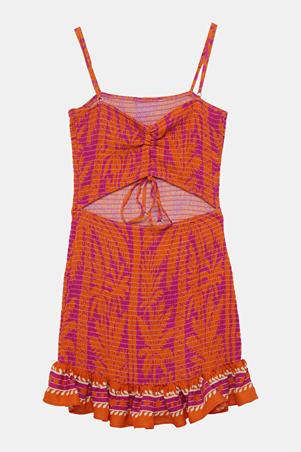 Orange Maxi Women's Dress