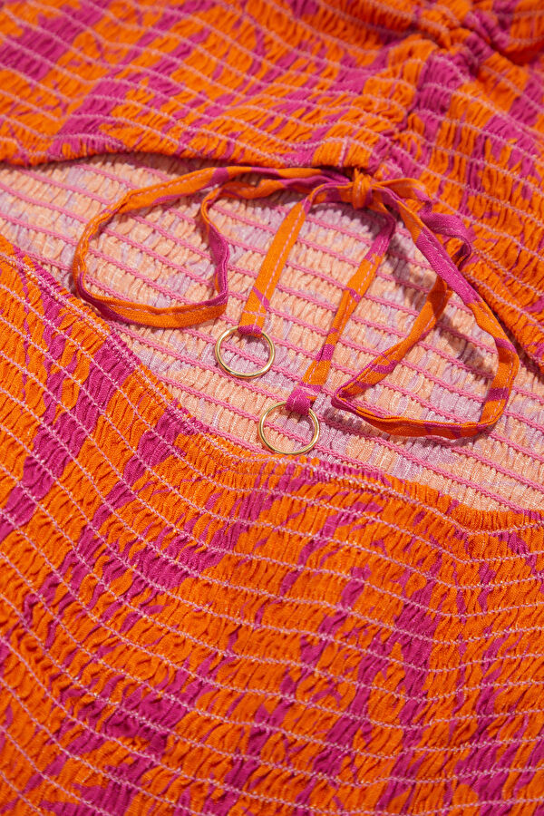 Orange Maxi Women's Dress 3