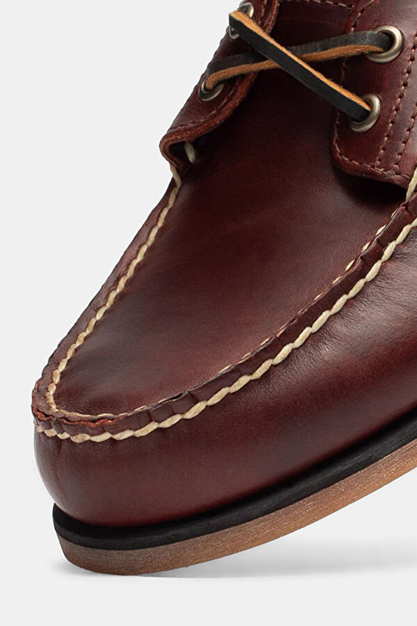 Classic Brown Men's Boat Shoes 6