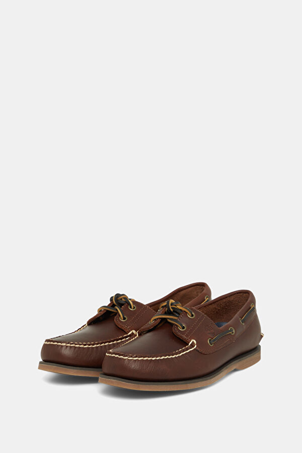 Classic Brown Men's Boat Shoes 2