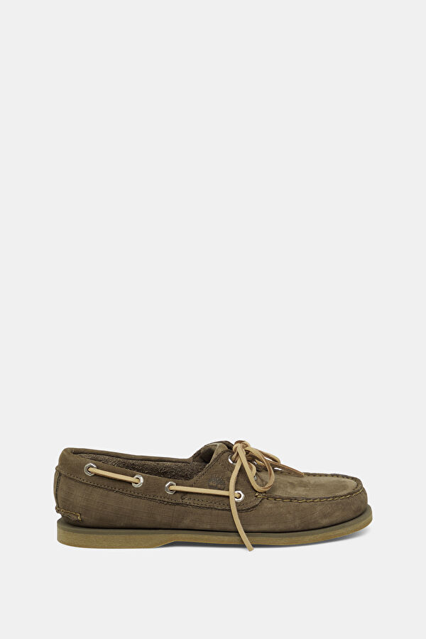 Classic Khaki Men's Boat Shoes
