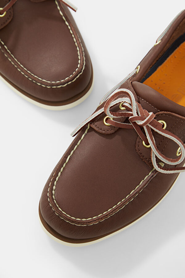 Classic Brown Men's Boat Shoes 4