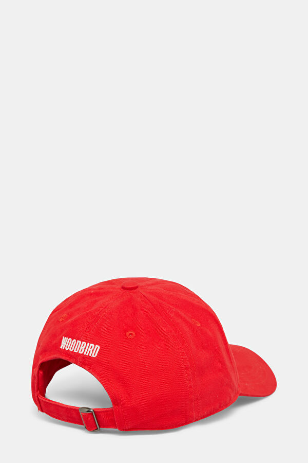 Red Embroidered Hat 2