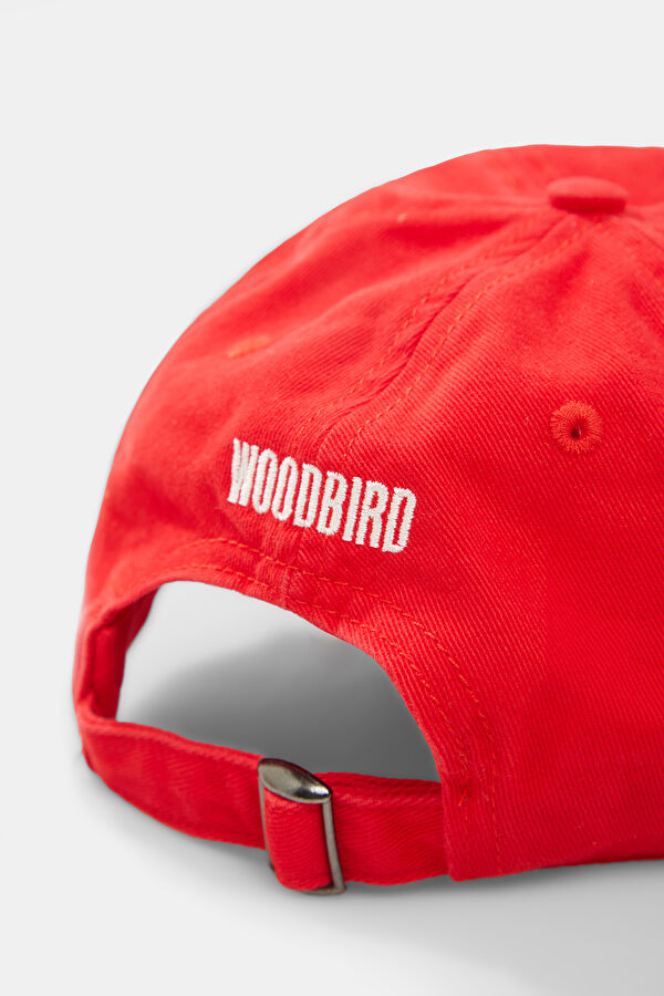 Red Embroidered Hat 3