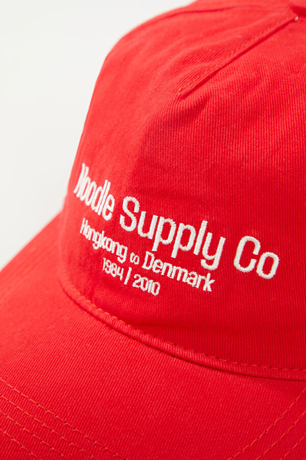 Red Embroidered Hat 4