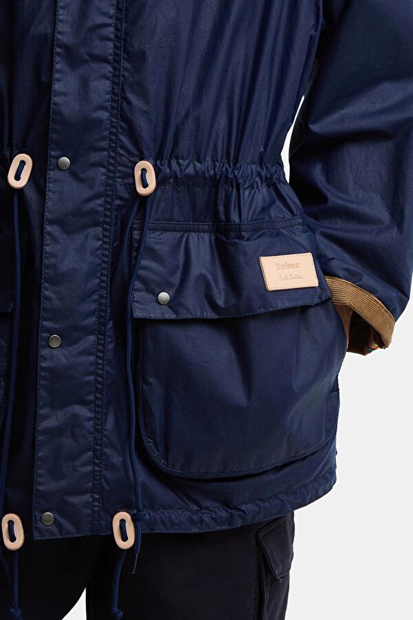 X Paul Smith Durham Waxed Blue Men's Jacket 5