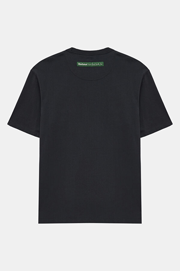 X Paul Smith Fortune Fish Graphic Lacivert Bisiklet Yaka Baskılı Erkek T-Shirt 2