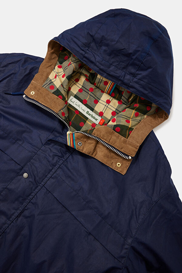 X Paul Smith Durham Waxed Blue Men's Jacket 3