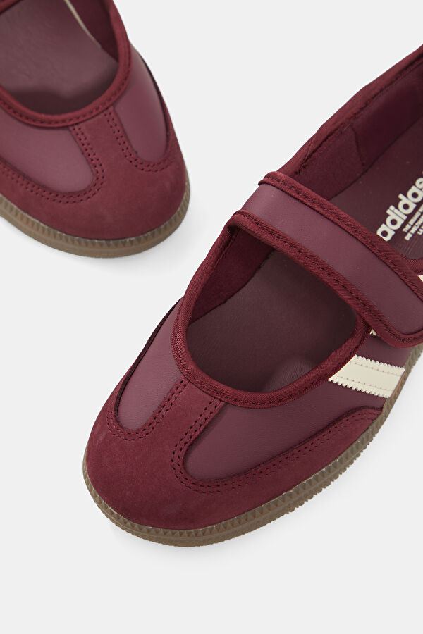 Samba Jane Burgundy Flats 4