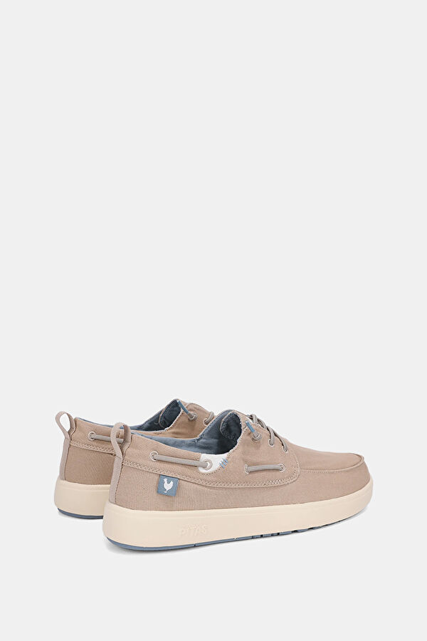 Maui Beige Men's Boat Shoe 3