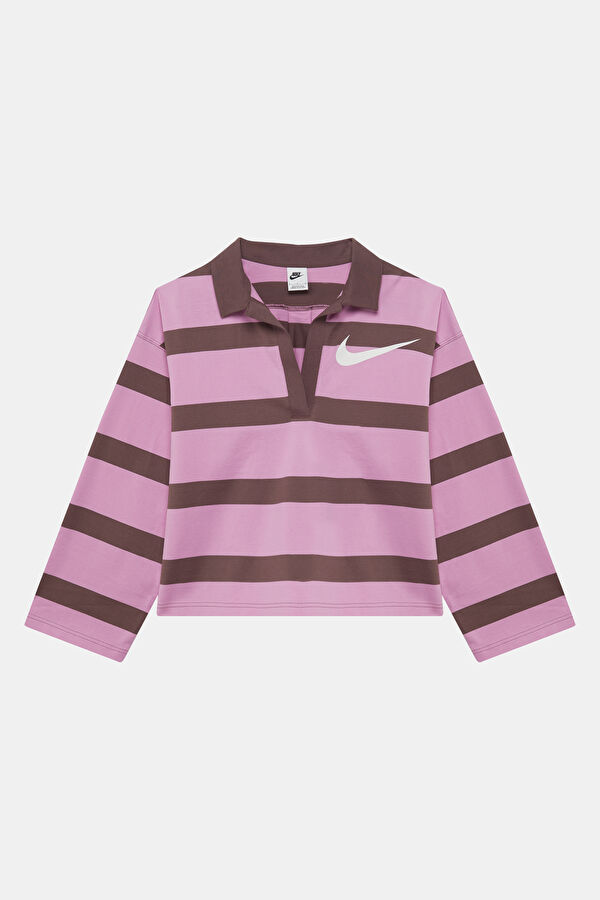 Purple Polo Collar Women's T-Shirt