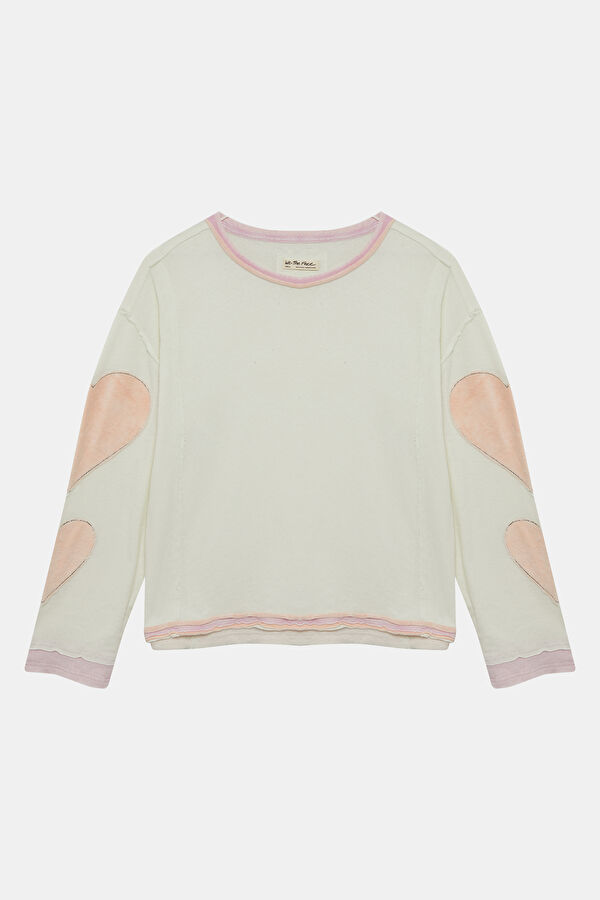 Mint O Yaka Kadın Sweatshirt
