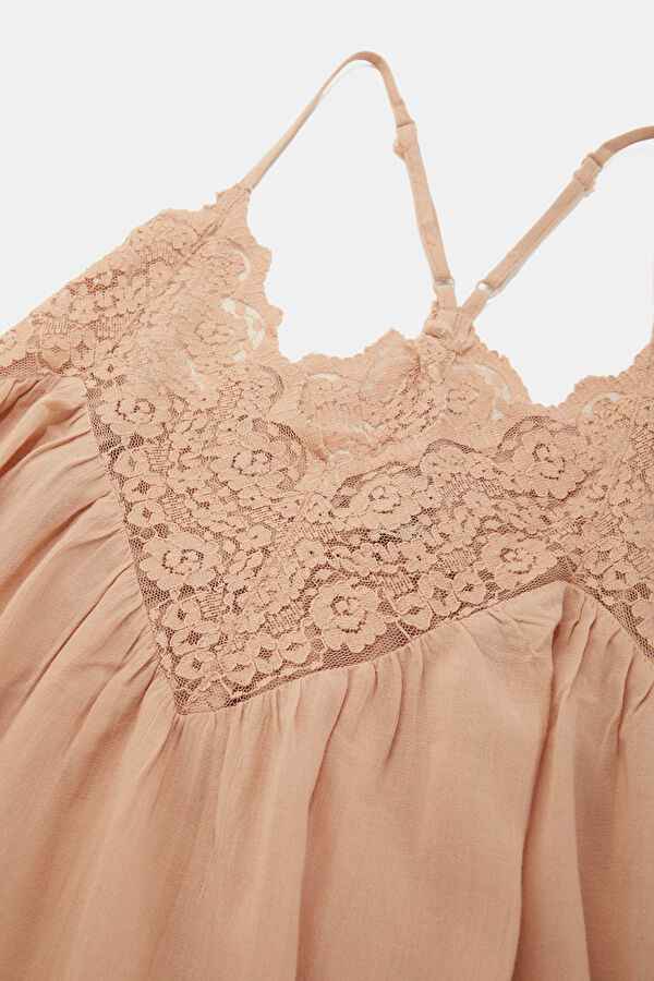 Beige Mini Women's Dress 3