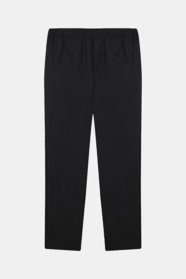 Black Straight Leg Men's Pants