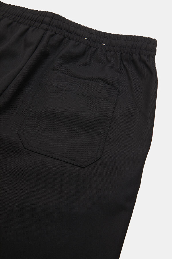 Black Straight Leg Men's Pants 4