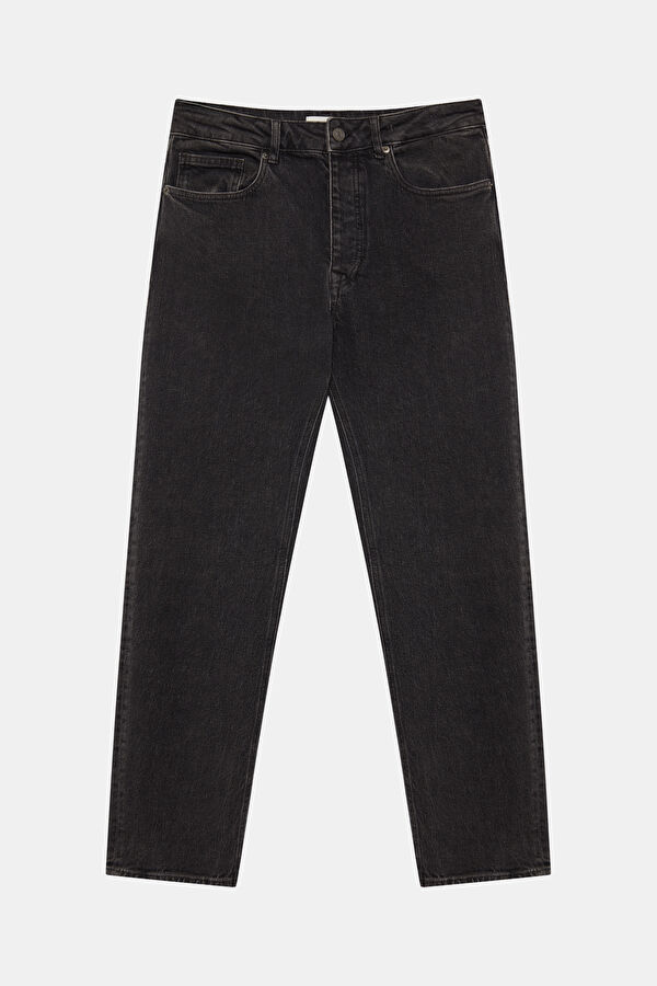 Antrasit Straight Erkek Jean Pantolon