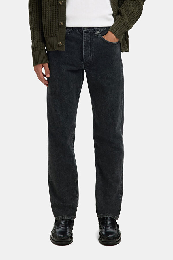 Antrasit Straight Erkek Jean Pantolon 2