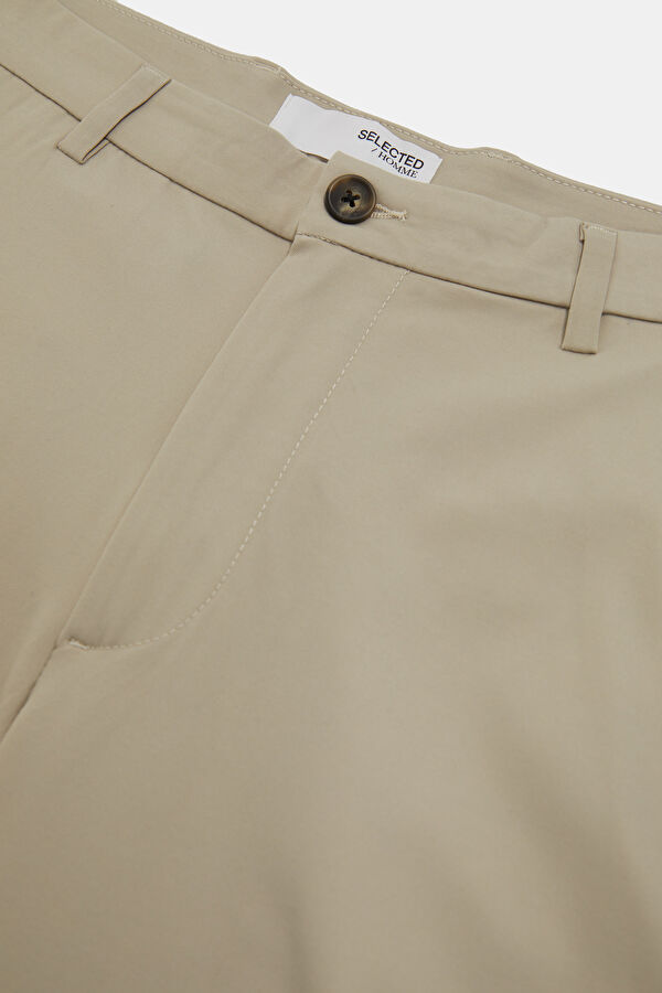 Bej Tapered Fit Viskoz Erkek Jean Pantolon 6