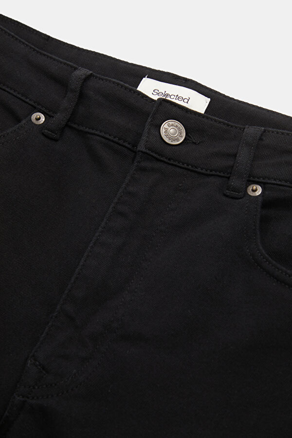 Black Straight Leg Jeans Men's Pants 3