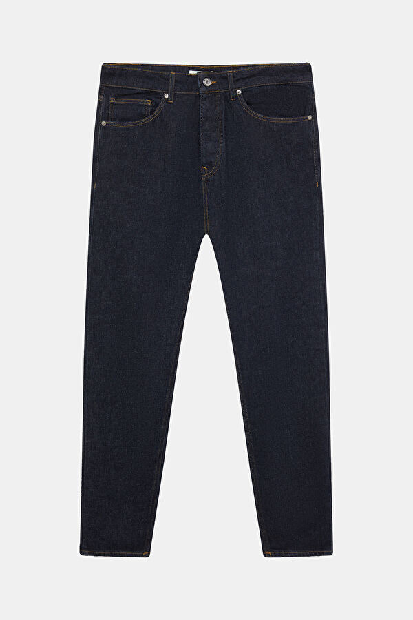 Indigo Straight Leg Jeans Men's Pants