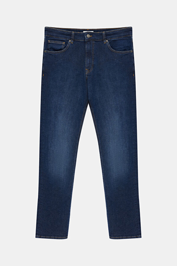 İndigo Straight Erkek Jean Pantolon