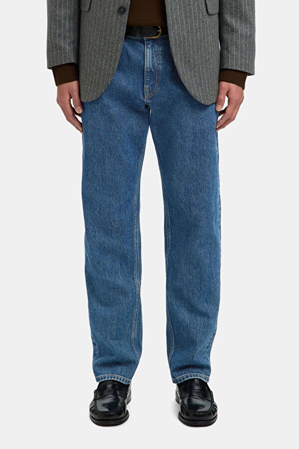 İndigo Straight Erkek Jean Pantolon 2