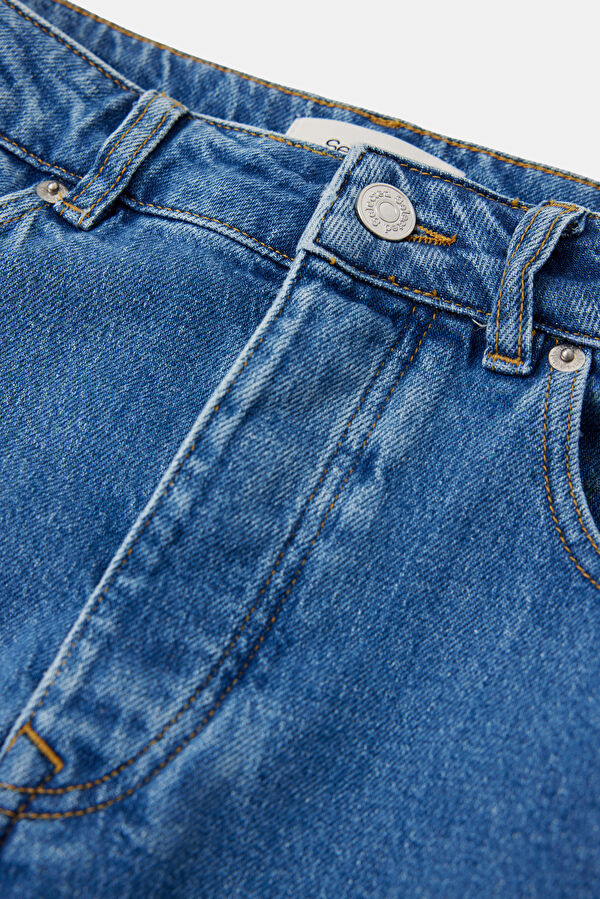 İndigo Straight Erkek Jean Pantolon 6
