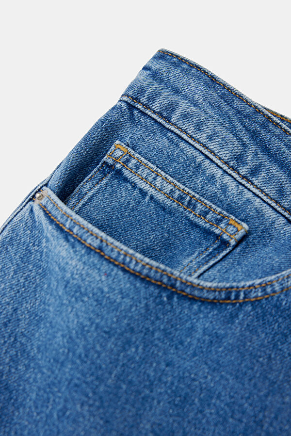 İndigo Straight Erkek Jean Pantolon 7