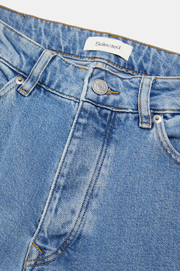 Light Blue Tapered Fit Men's Jeans 6