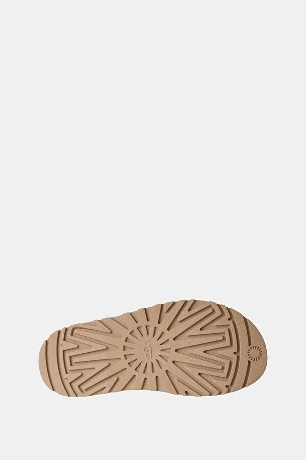 Goldenglow Embossed Açık Bej Kadın Sandalet 7
