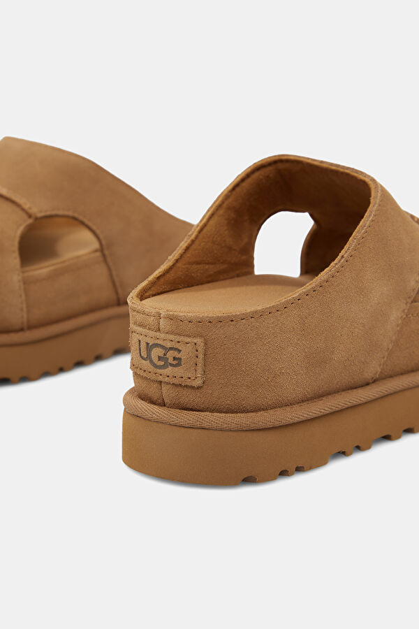 Goldenstar Hi Cutout Tan Women's Slippers 4