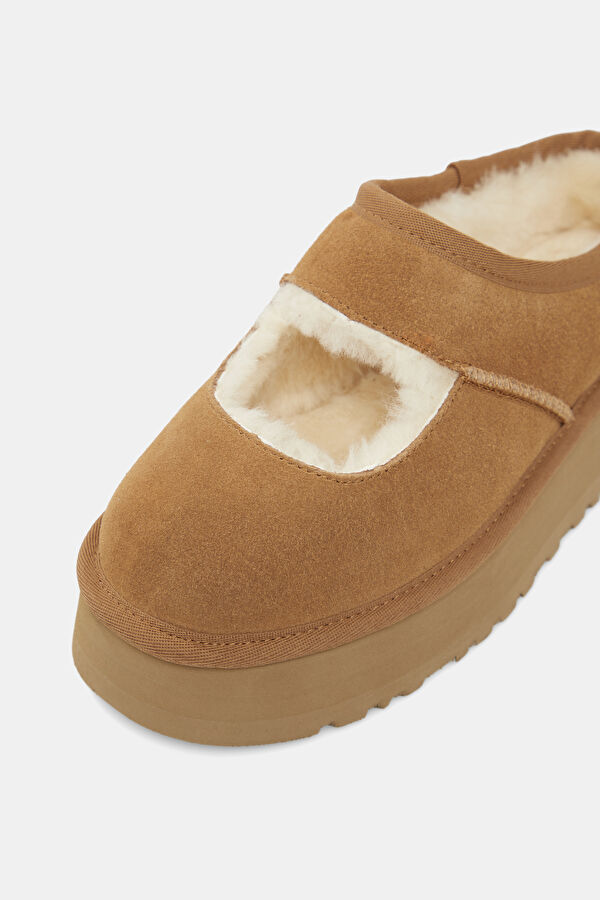 Bea Mary Jane Tan Women's Slippers 5