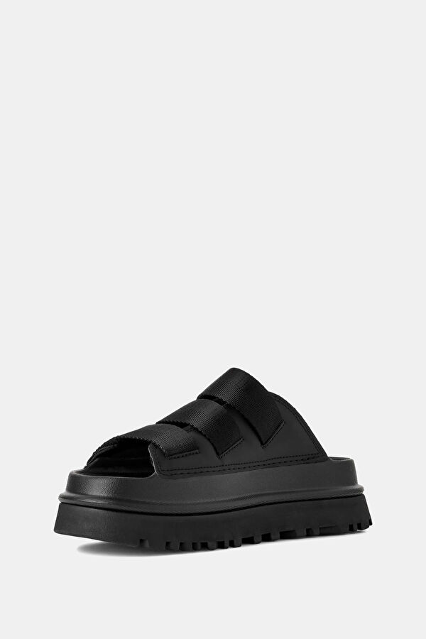 GoldenGlow Black Women's Slippers 3