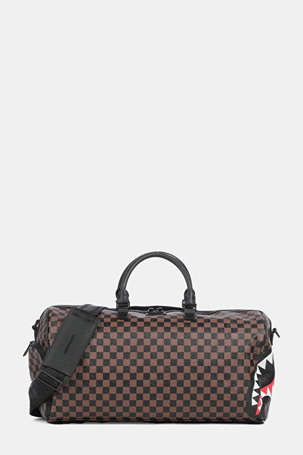 Check 2 Emboss Duffle Kahve Çanta
